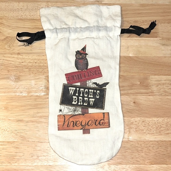Halloween Witch”s brew wine bag bottle bag - Picture 1 of 7